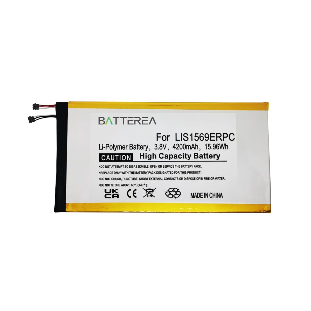 Wholesale tablet battery replacement for Sony SGP611, replaces LIS1569ERPC and 1286-0138, Li-polymer, 3.8V, 4200mAh