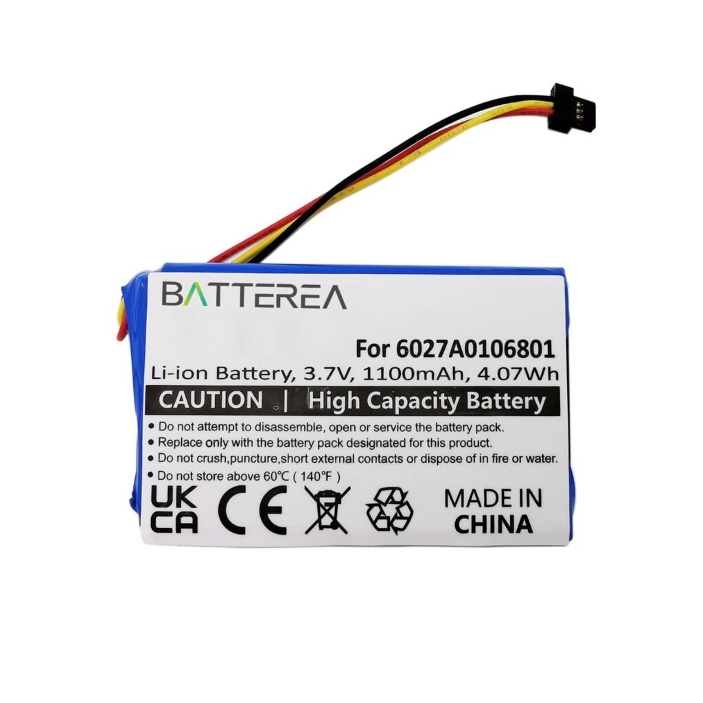 Wholesale GPS Replacement Battery for TomTom XL IQ XL2, replaces 6027A0106801, Li-ion, 3.7V, 1100mAh