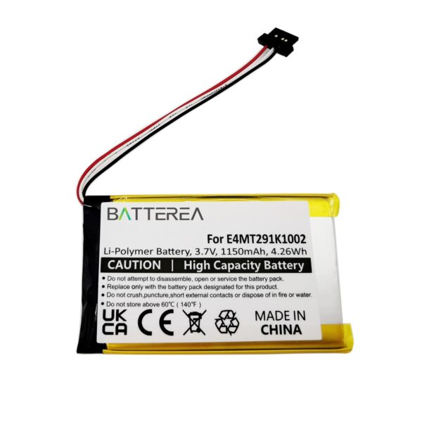 Wholesale GPS Replacement battery for Mitac Mio C320, replaces E4MT291K1002, 338937010157, Li-Polymer, 3.7V, 1150mAh