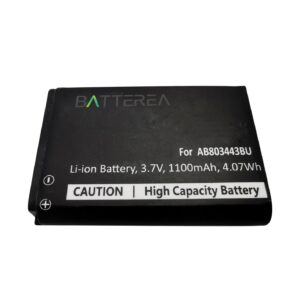 Wholesale mobile phone battery replacement for Samsung GT-C3350, replaces AB803443BU, 1100mAh,3.7V, Li-ion