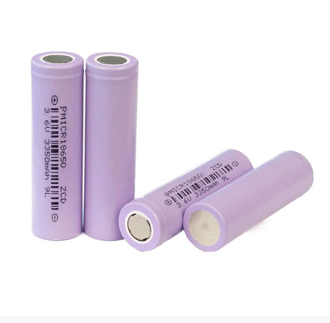 lithium ion battery cell 18650 3350mah 3.6V