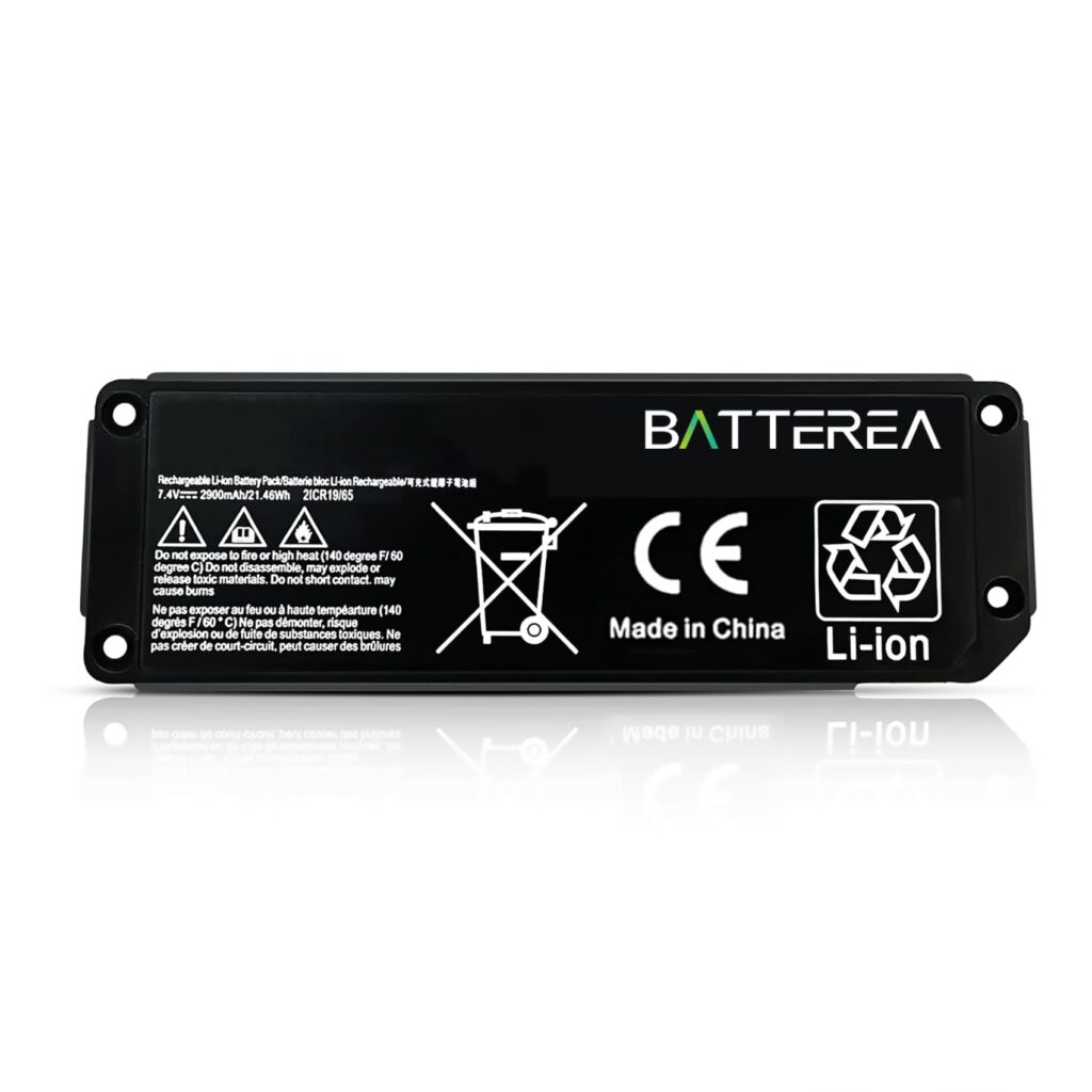 Bluetooth speaker replacement battery for BOSE SoundLink Mini I Only, Fits 061384 061385, 061386, 063287, 063404,7.4V,2900mAh