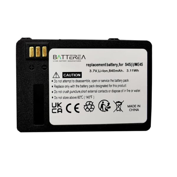 Wholesale mobile phone battery replacement for Siemens S45(i)/ME45, 3618 6618 M45, 840mAh,3.7V, li-ion