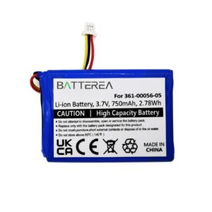 battery for Garmin Nuvi 40, replaces 361-00056-05, Li-Ion, 750mAh