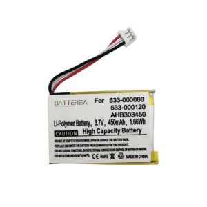 Wholesale wireless keyboard battery replacement for Logitech MX Anywhere 2, MX Master, 450mAh, 3.7V, replaces 533-000088, 533-000120, 533-000121, AHB303450, L/N: 1412