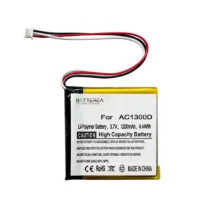 Baby Monitors Parent Unit battery replacement for Angelcare AC1300D,li-polymer, 3.7V, 1200mAh