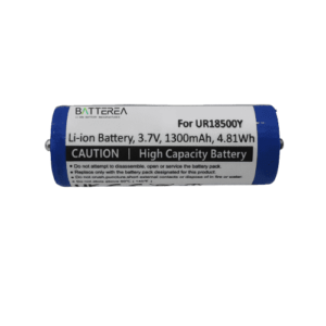 Shaver battery replacement for Braun 7-Series, 1300mAh, UR18500Y, Li-Ion, 3.7V