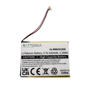 battery replacement for samsung yp q1, replaces b98843412830, li polymer, 620mah,3.7v