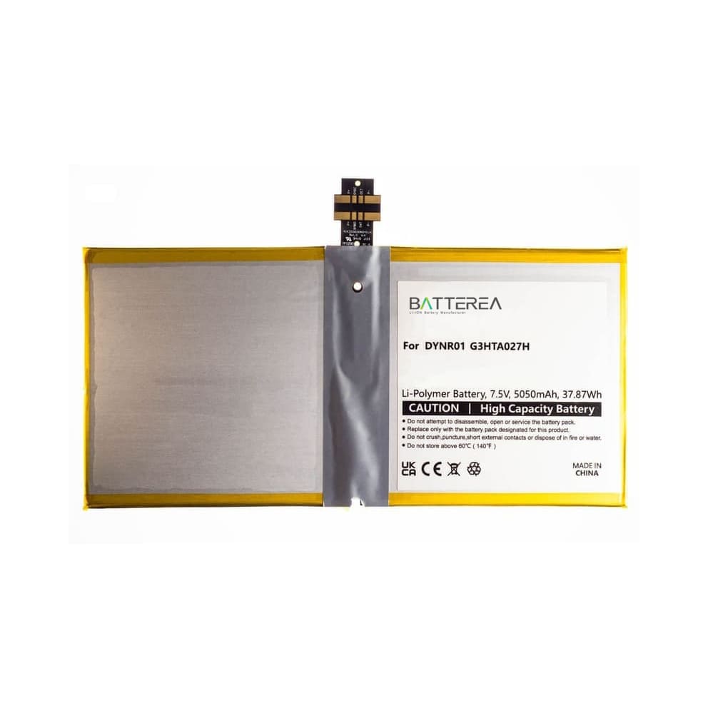 Wholesale tablet battery replacement for Microsoft 1724, Surface 4, Surface Pro 4, replaces DYNR01, G3HTA027H, Li-Polymer, 7.5V, 5050mAh