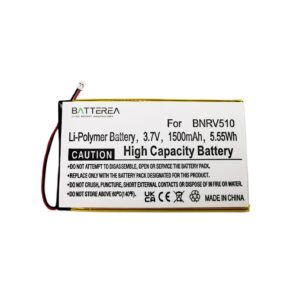 E-Reader battery replacement for Barnes & Noble Nook Glowlight Plus 2015, BNRV510, 1500mAh,3.7V