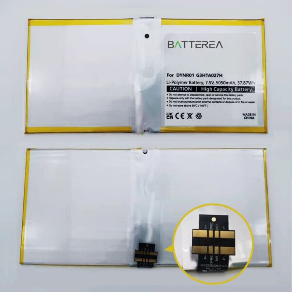 wholesale tablet battery  replacement for  microsoft 1724, surface 4, surface pro 4, replaces dynr01, g3hta027h, li polymer, 7.5v, 5050mah