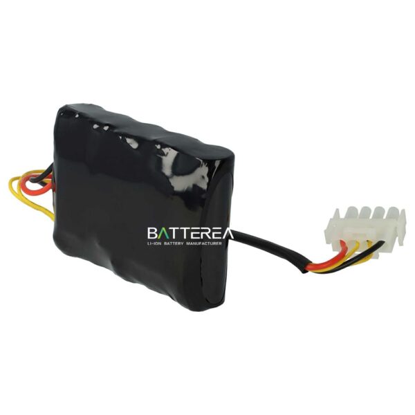 lawnmower battery replacement for al ko 442632, 442196, 442175, 440454, 441154, 440629 2500mah 18v li ion,side view