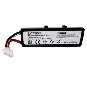 battery for zebra mc18 mc18n0 barcode scanner ,3.7v,2600mah,li ion