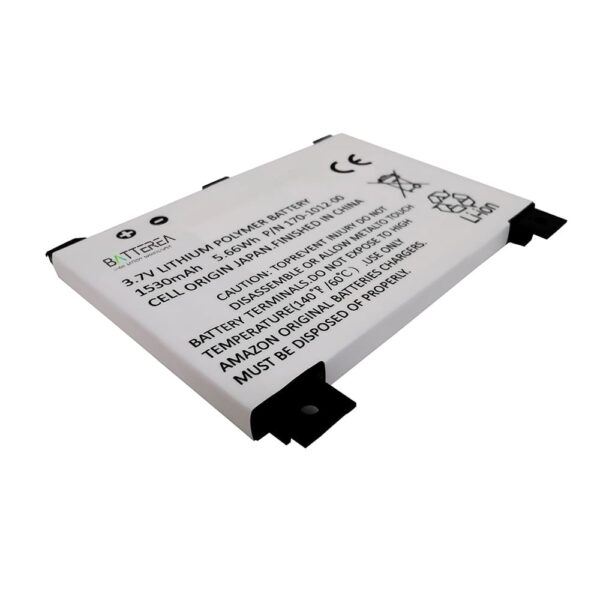 3.7v 1530mah e reader battery replacement for amazon kindle 2 kindle dx kindle ii,replaces for 170 1012 00,li polymer