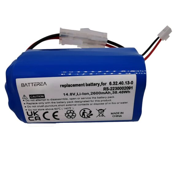 wholesales vacuum cleaner battery replacement for rowenta rr 7747 wh 4q0, rr7755wh4q0, replaces 6.32.40.13 0, rs 2230002091, li ion,14.8v, 3400mah