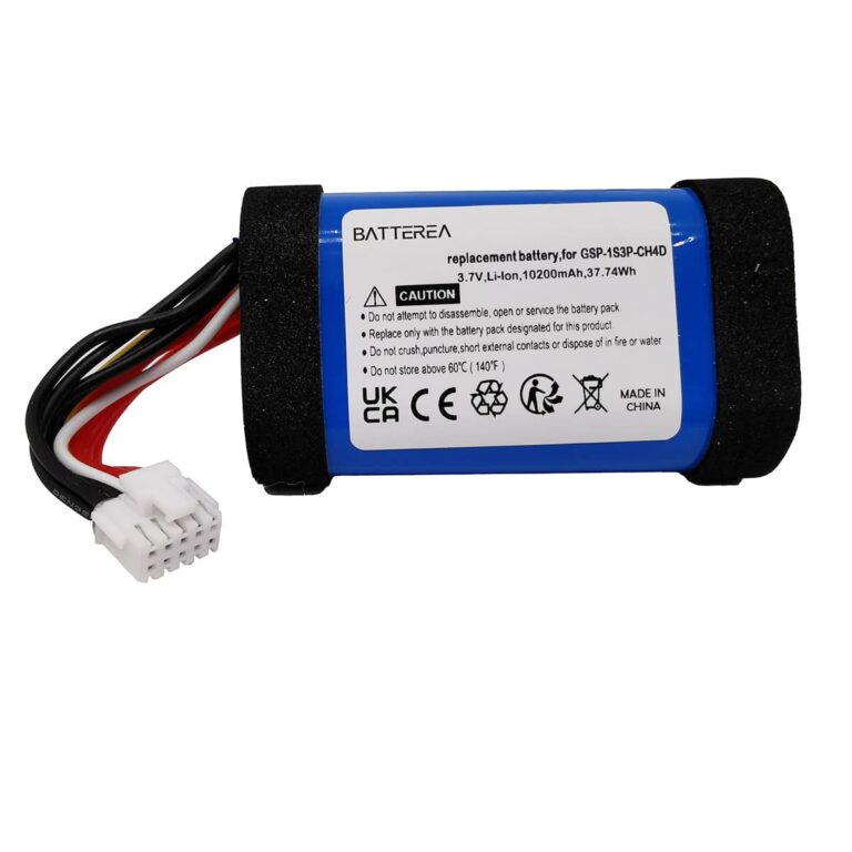 bluetooth speaker battery for jbl pulse 5, replaces gsp 1s3p ch4d, li ion,3.7v,10200mah