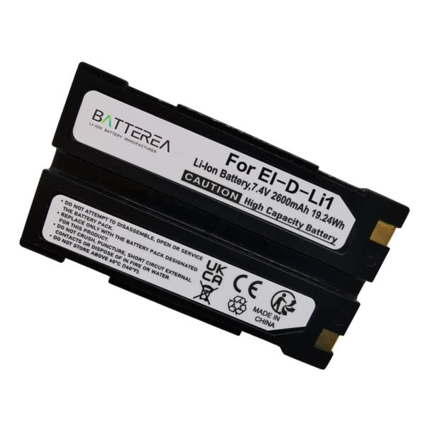 Battery replacement for Trimble GPS 5700, Pentax EI-D-Li1, replace for EI-D-Li1 and C8872A, 7.4V,2600mAh,Li-ion