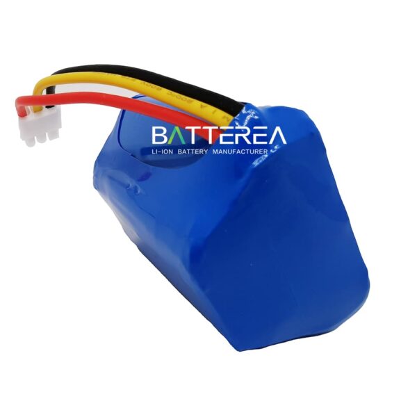 stick vacuum cleaner battery replacement for philips inr18650x25, 2500mah,18.5v, li ion,back view